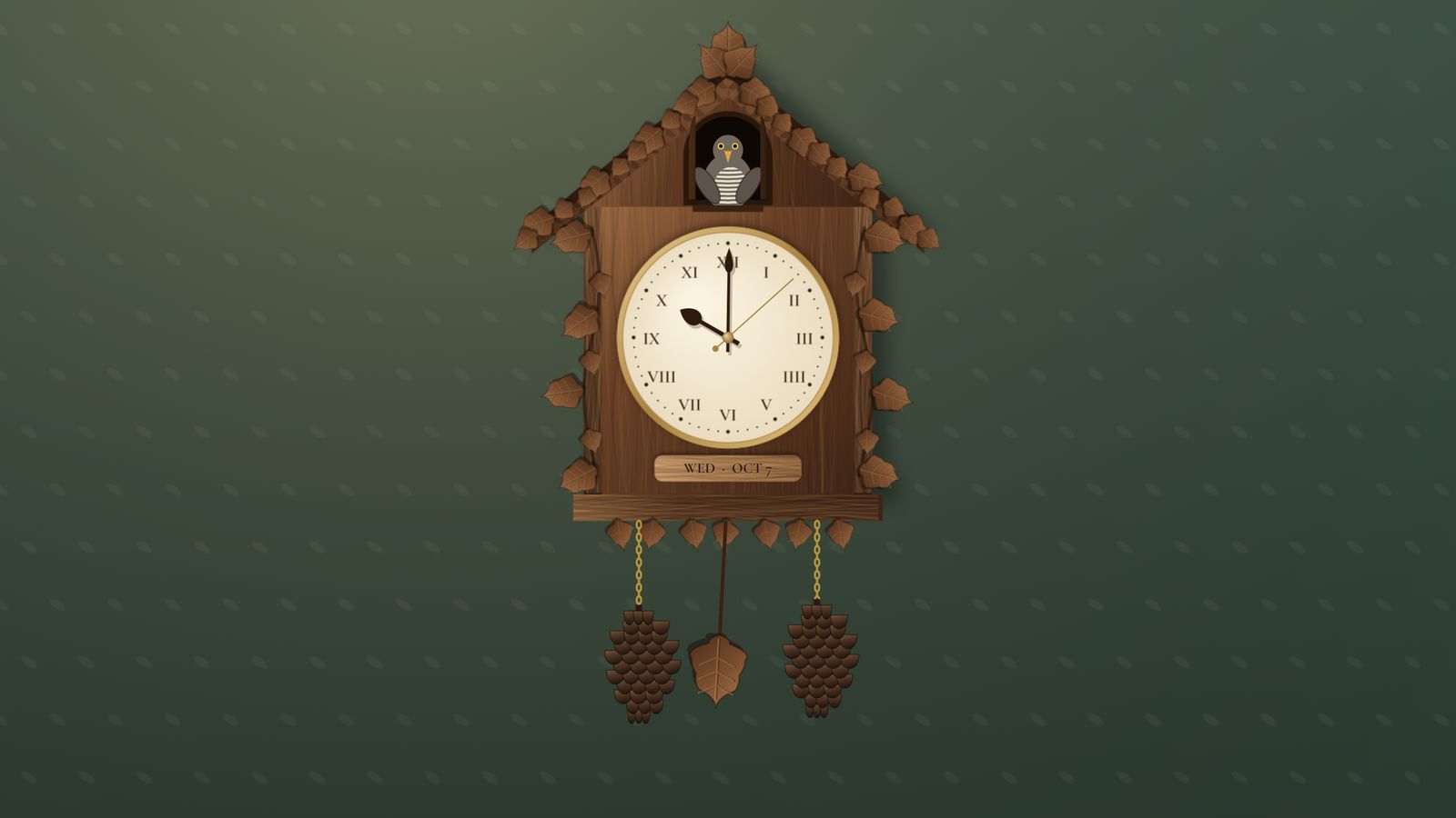 Cuckoo clock showcase